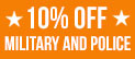 10% off locksmith service coupon for military and policy in Houston